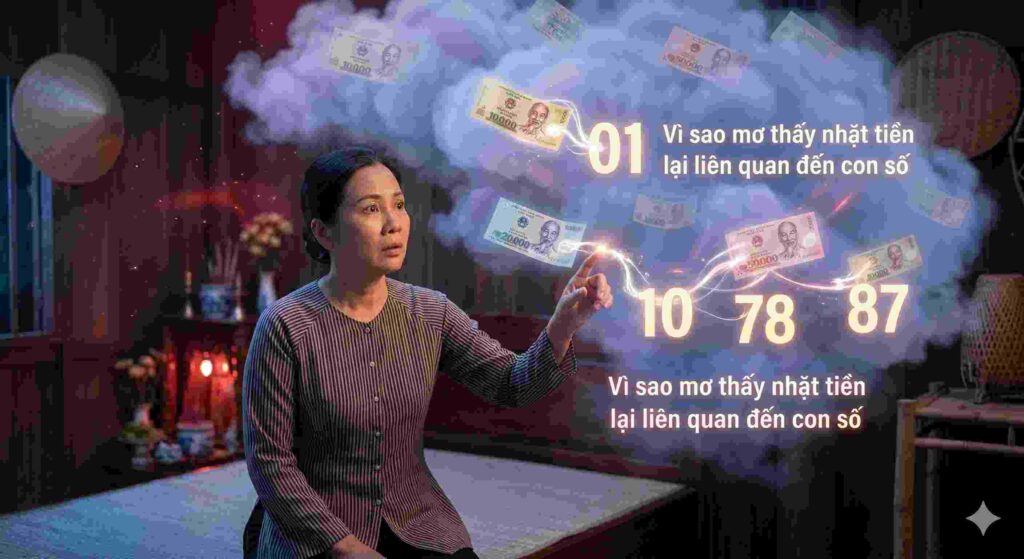 Vì sao mơ thấy nhặt tiền lại liên quan đến con số